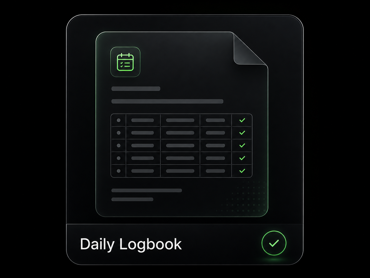 Daily Logbook preview
