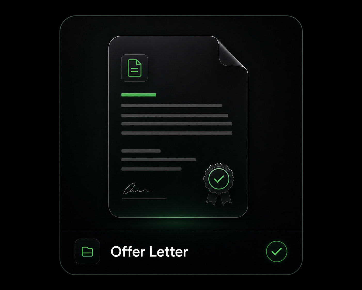 Offer Letter preview