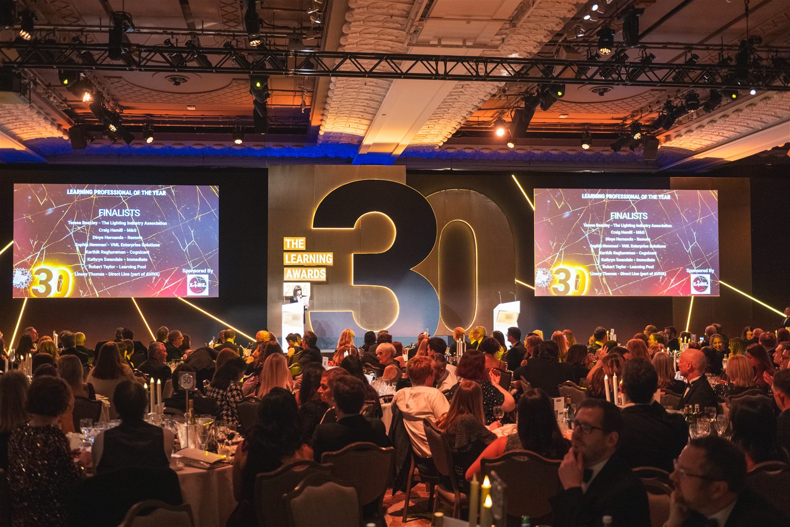The Learning Awards 2026 audience and main stage